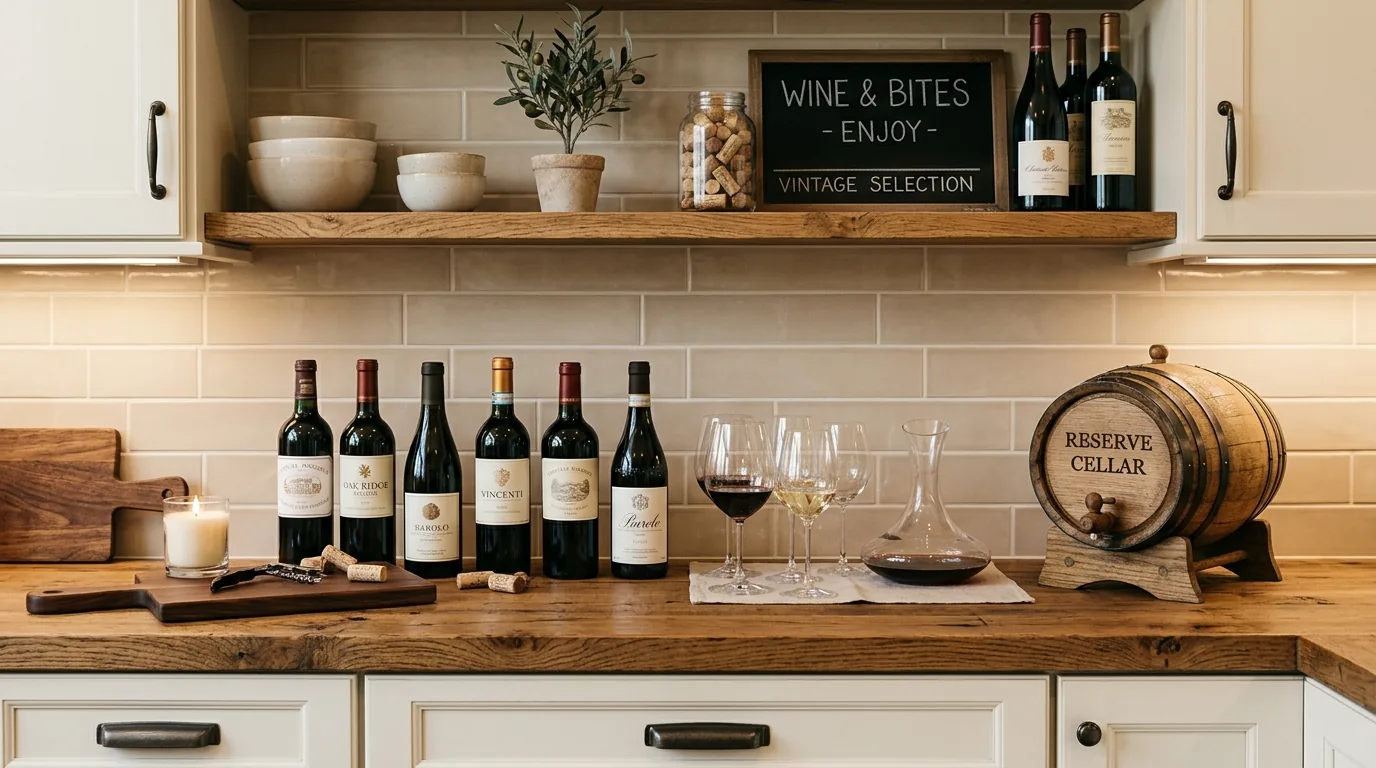 14 Creative Wine Decor and Wine Kitchen Decor Ideas for Enthusiasts